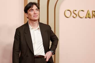 Beverly Hills , CA - February 12: Cillian Murphy arriving at the 2024 Oscars Nominees Luncheon Red Carpet at the  The Beverly Hilton Hotel  in Beverly Hills , CA, Monday, Feb. 12, 2024. (Michael Blackshire / Los Angeles Times via Getty Images)