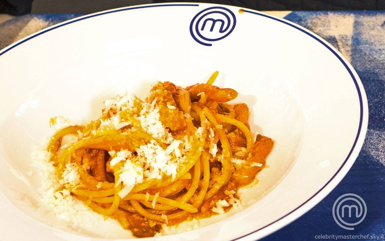 Spaghetti all'amatriciana di Anna Tatangelo