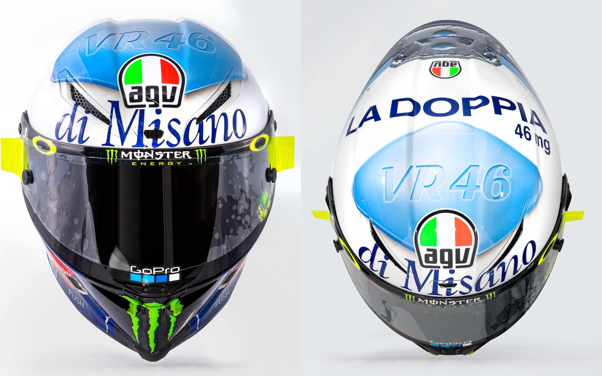 Valentino Rossi, casco speciale per il GP di San Marino a Misano: spunta il  viagra. FOTO