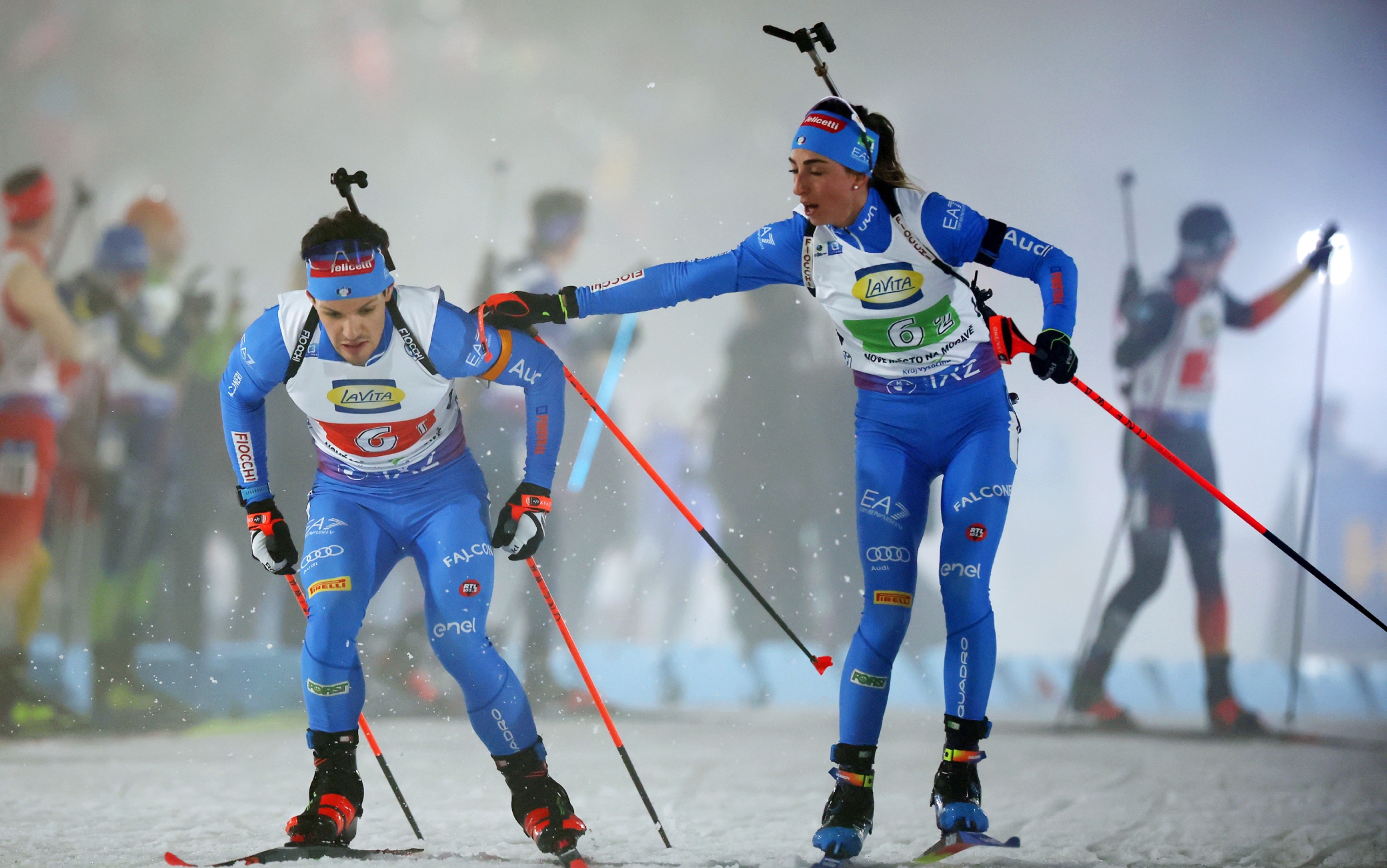 Mondiali biathlon 2024, Italia argento nella single mix con Vittozzi