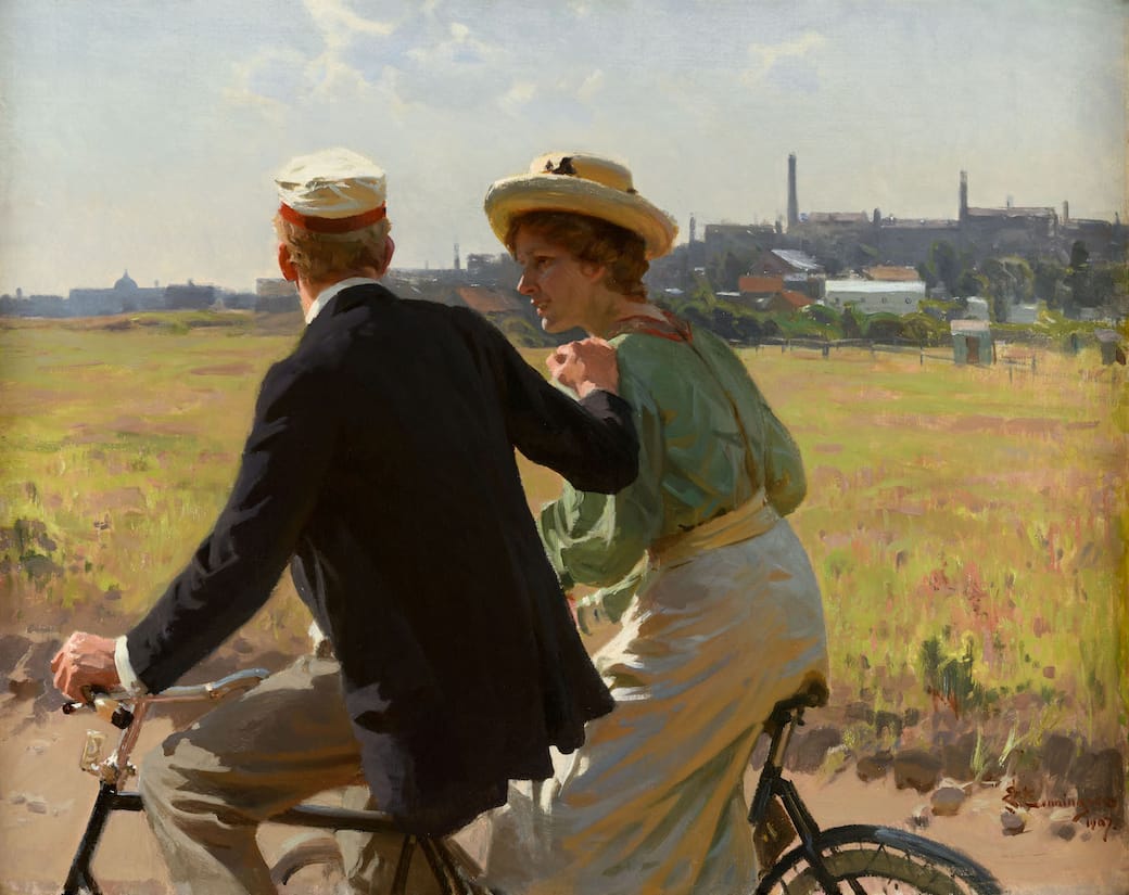 Erik Henningsen, Out into the open, 1907, olio su tela, courtesy Van der Meij Fine Art, Amsterdam