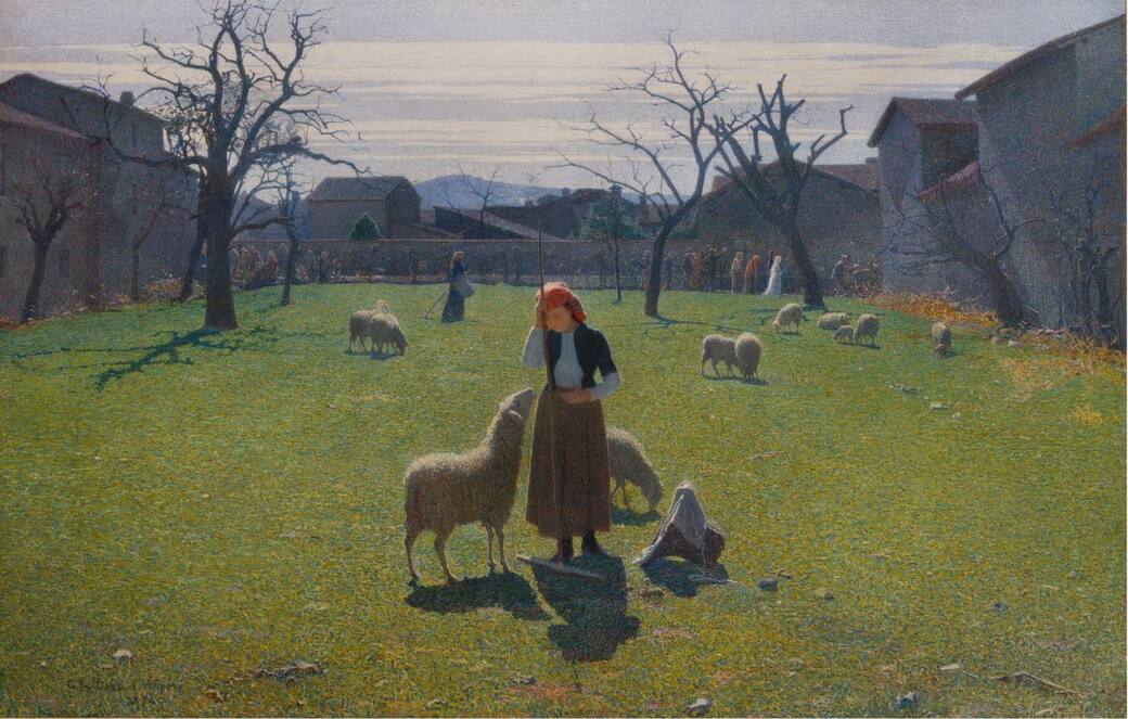 Giuseppe Pellizza da Volpedo, Speranze deluse, 1894. Olio su tela. Collezione privata - Courtesy Gallerie Maspes, Milano