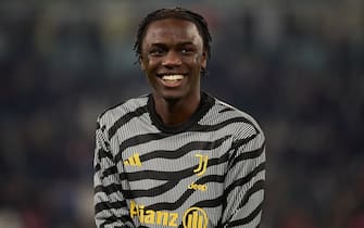 TURIN, ITALY - DECEMBER 30: Joseph Nonge Boende of Juventus smiles prior to the Serie A TIM match between Juventus and AS Roma at Juventus Stadium on December 30, 2023 in Turin, Italy. (Photo by Emmanuele Ciancaglini/Ciancaphoto Studio/Getty Images)