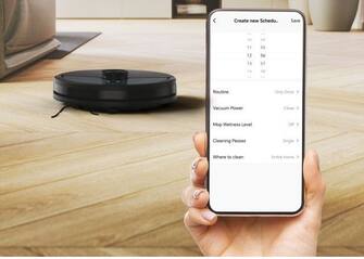 Robot aspirapolvere e lavapavimenti HG4 HYDRO PRO conb app hOn