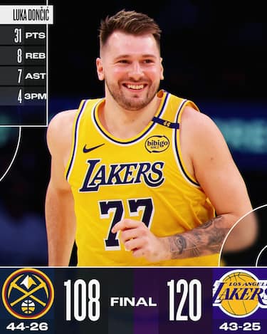 LOS ANGELES LAKERS-DENVER NUGGETS 120-108