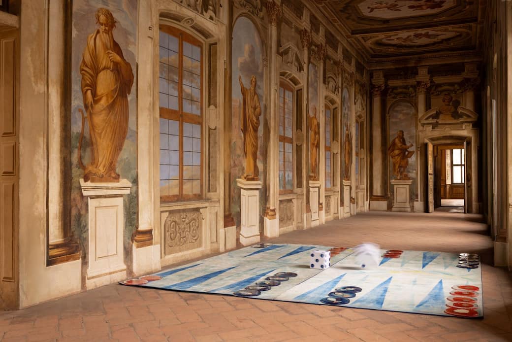 0-99. Design per gioco - Valeria Molinari, Backgammon Volante. Ph. Beatrice Arenella