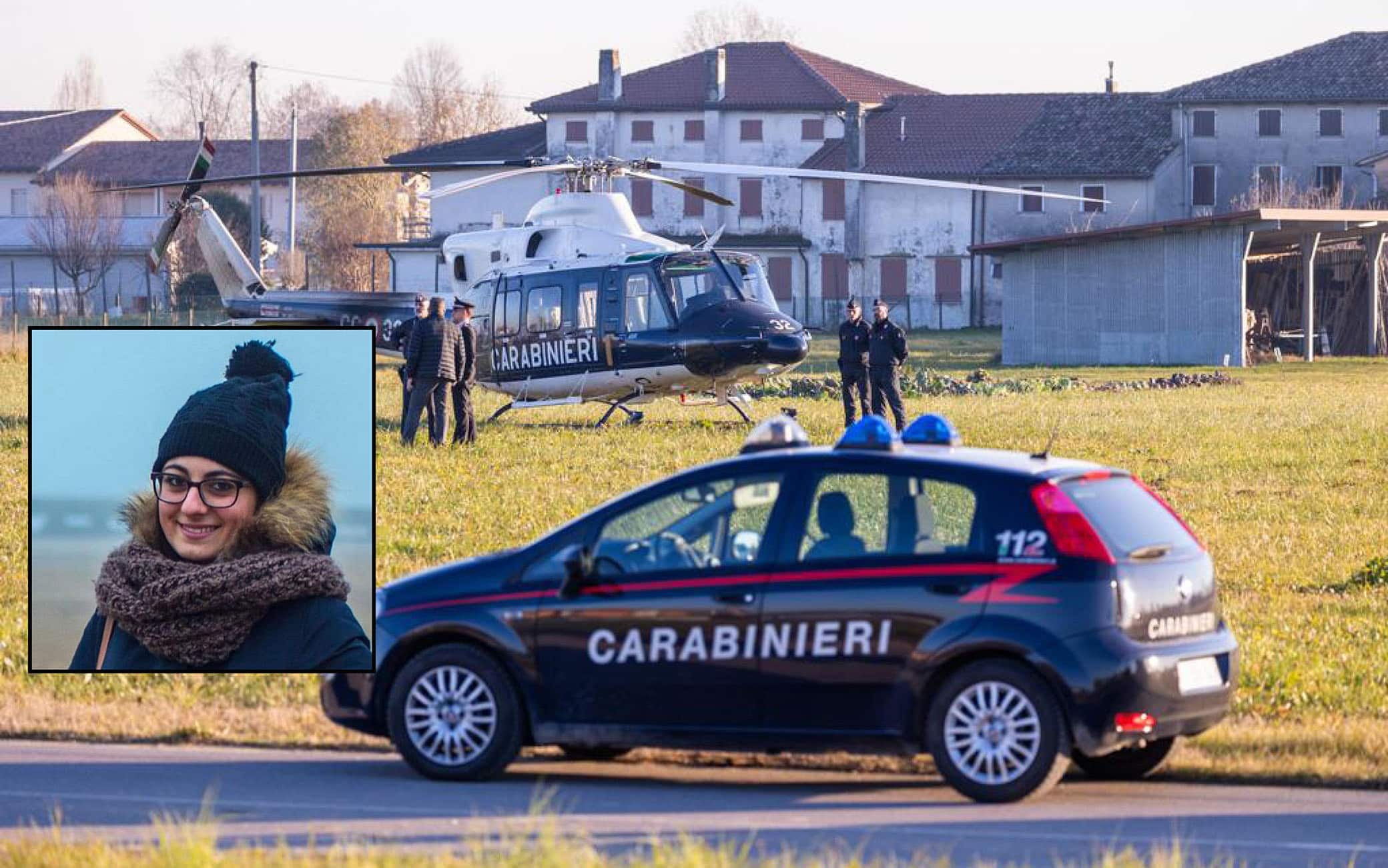 Il luogo dell'omicidio, nel riquadro Vanessa Ballan Il luogo dell'omicidio