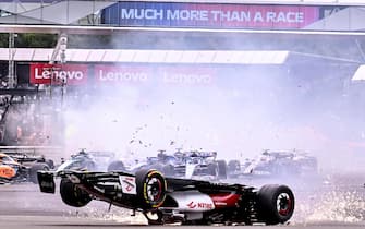 Gp Gran Bretagna, incidente a Silverstone, F1