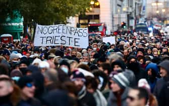 Manifestazione no green pass