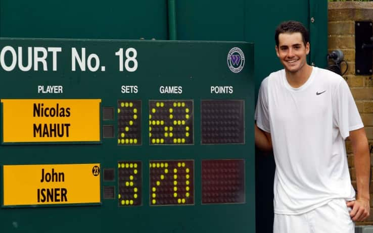 Isner Wimbledon 2010