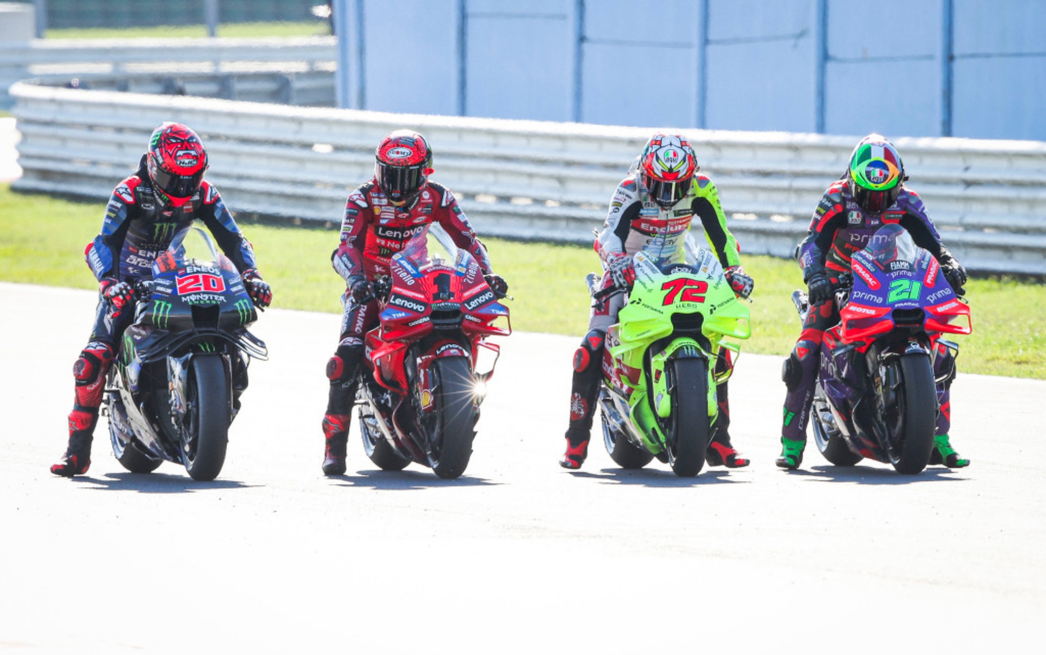 MotoGP, la griglia di partenza del GP Emilia Romagna (Misano) 2024 ...