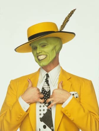 Jim Carrey publicity portrait for the film 'The Mask', 1994. (Photo by New Line Cinema/Getty Images)