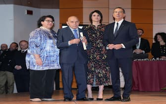 Milano - Consegna degli Ambrogini d'\'' Oro di parte del sindaco Giseppe Sale e Elena Buscemi al Teatro Dal Verme, nella foto Medaglia D'\'' Oro a Giuseppe Malafarina (Milano - 2024-12-07, Duilio Piaggesi) p.s. la foto e'\'' utilizzabile nel rispetto del contesto in cui e'\'' stata scattata, e senza intento diffamatorio del decoro delle persone rappresentate