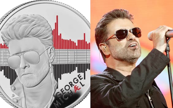 From George Michael to Queen, the coins of the English mint for music legends.  PHOTO