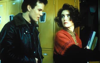 Lara Flynn Boyle in una scena di Twin Peaks