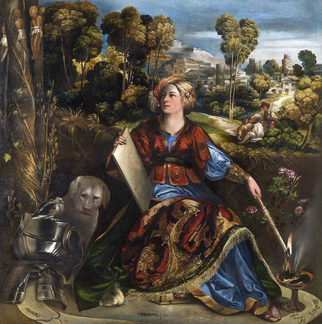 Giovanni Luteri detto Dosso Dossi,Melissa, olio su tela, Roma, Galleria Borghese; © GalleriaBorghese / foto Mauro Coen