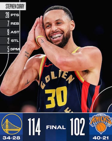 NEW YORK KNICKS-GOLDEN STATE WARRIORS 102-114