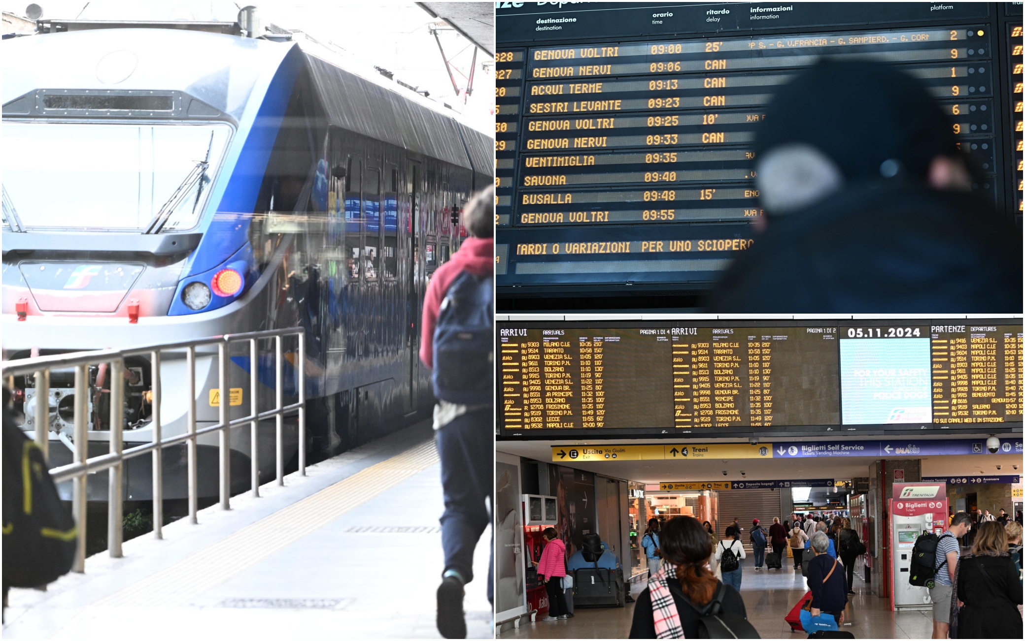 Sciopero dei treni, oltre 100 convogli cancellati. Usb: “Adesione al 75