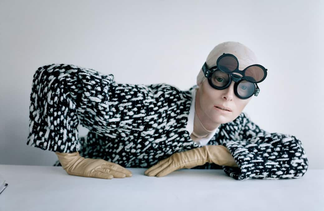 Tilda Swinton, Fashion: Yves Saint Laurent, Reykjavik, 2011 © Tim Walker