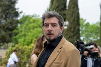 The italian actor Paolo Ruffini at Roberto Cavalli's funeral, Firenze, 15 April 2024 ANSA/CLAUDIO GIOVANNINI