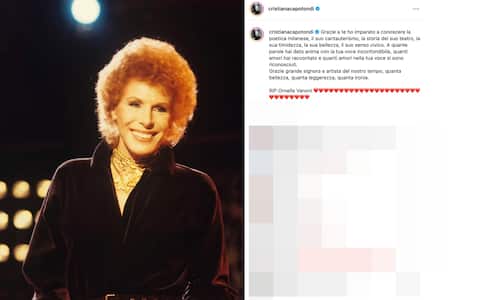Ornella Vanoni ricordi social
