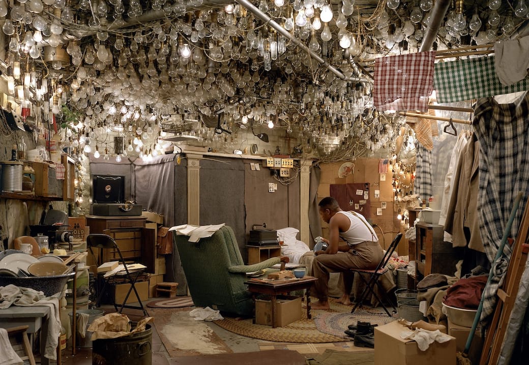 Jeff Wall, After 'Invisible Man' by Ralph Ellison, the Prologue, 1999-2001