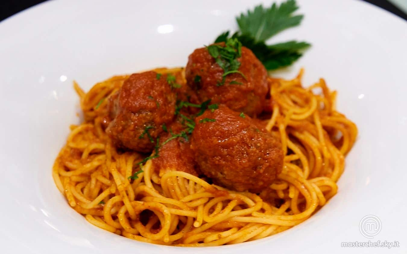 Spaghetti and meatballs