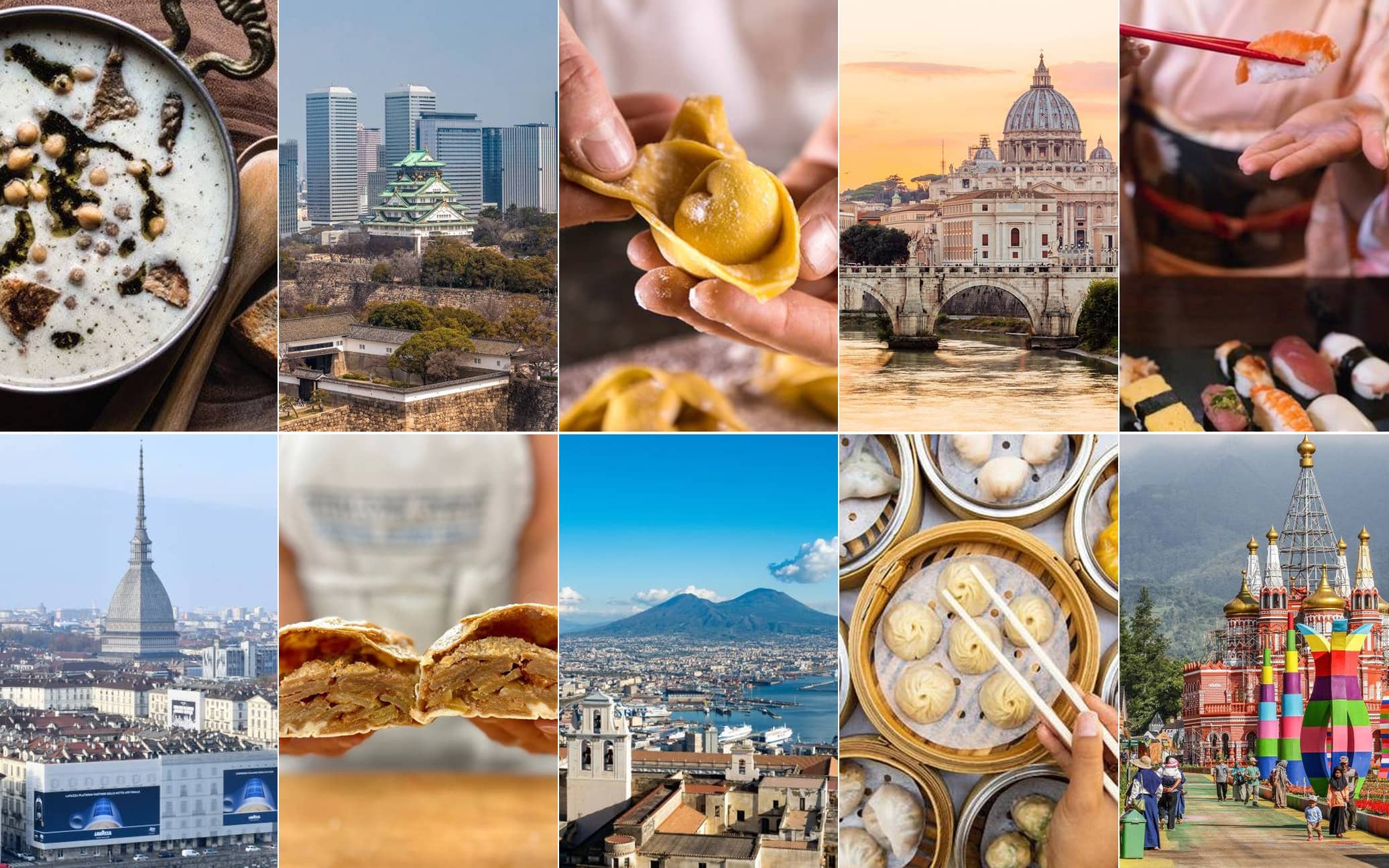 Città col cibo migliore al mondo: Roma, Bologna e Napoli sul podio.  Classifica