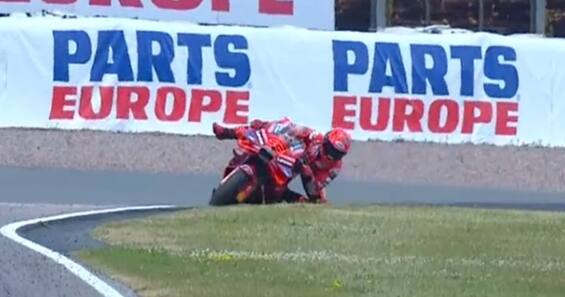 Marc Marquez, rischio caduta oggi nelle prove libere del GP Germania ...