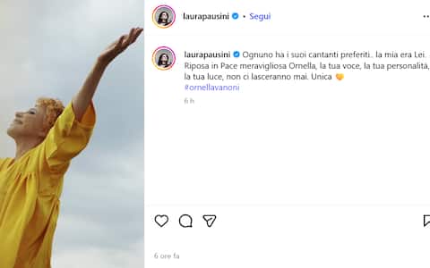 Ornella Vanoni ricordi social