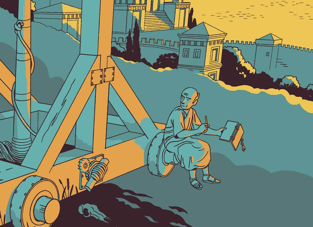 Archimede. Geometria di un genio, un dettaglio della copertina