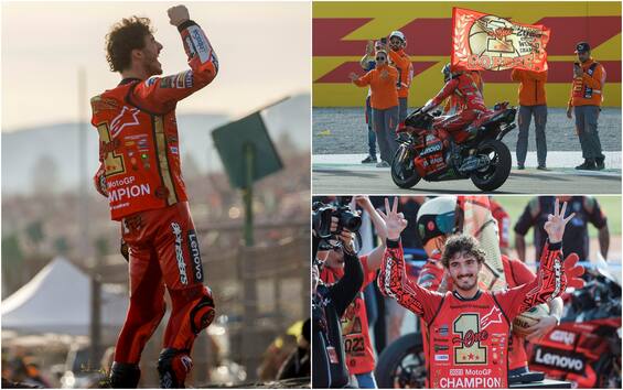 MotoGp 2023, Gp Valencia: Bagnaia vince ed è campione del mondo. Video ...