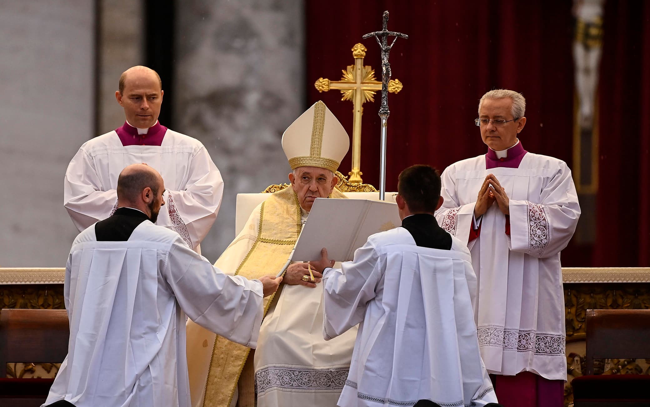 Pope Francis leads a mass for the beatification of Pope John Paul I in Saint Peter's Square, Vatican City, 4 September 2022. ANSA/RICCARDO ANTIMIANI