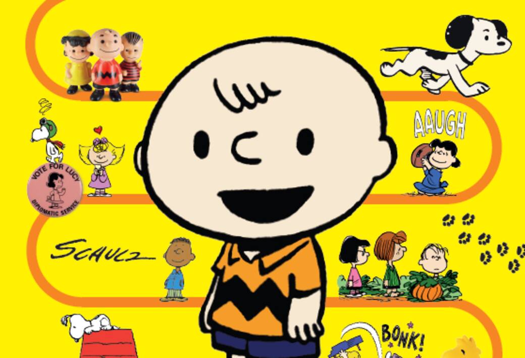 Il Grande Libro dei Peanuts. La storia ufficiale, un dettaglio della copertina