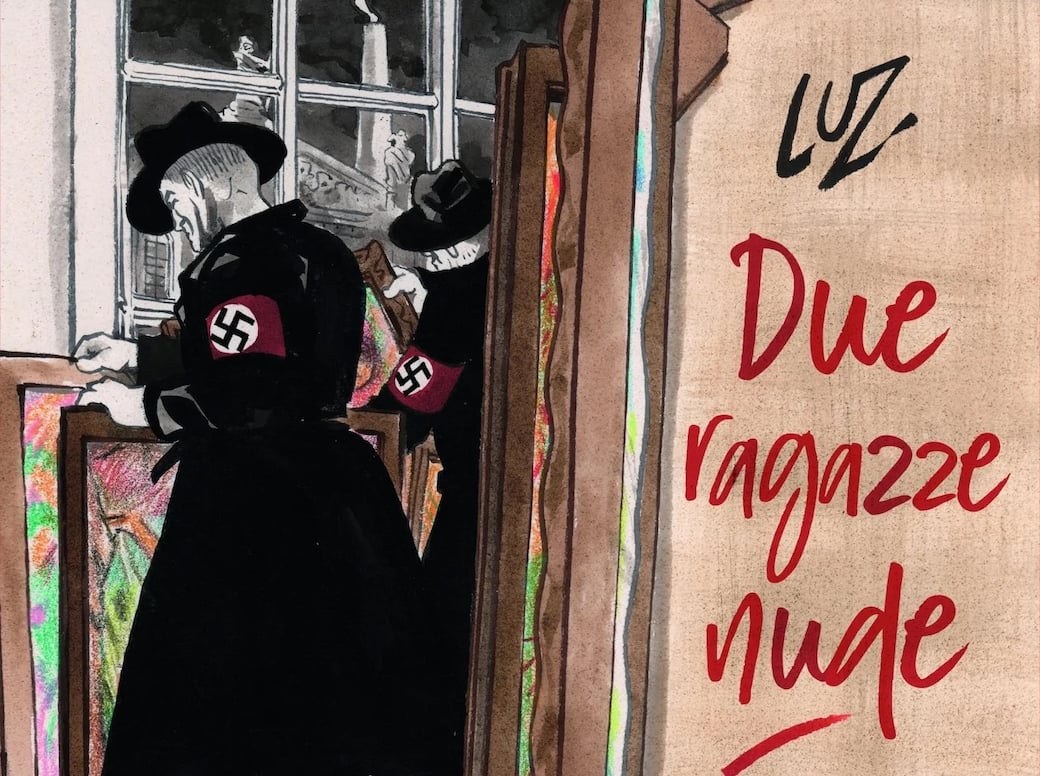 Un dettaglio della copertina di “Due ragazze nude”