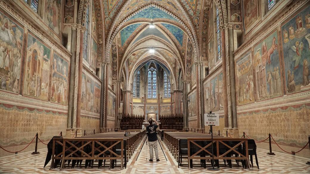 Chiesa Superiore, Campagna di digitalizzazione a cura di Haltadefinizione. Ph Haltadefinizione