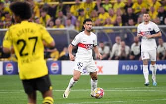33 Warren ZAIRE EMERY (psg) during the UEFA Champions League, Semi final match between Dortmund and Paris at Signal Iduna Park on May 1, 2024 in Dortmund, Germany.(Photo by Anthony Bibard/FEP/Icon Sport/Sipa USA)