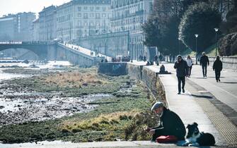 siccità al fiume Po