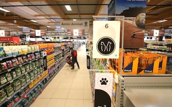 Il superstore Coop Lombardia di Monza che aprirà al pubblico il 10 settembre ne qyale è stato presentato alla stampa del progetto pilota speciale della catena di supermercati dedicati alle persone con autismo. ANSA/FABRIZIO RADAELLI