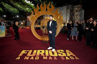LONDON, ENGLAND - MAY 17: Tom Burke attends the UK premiere of "Furiosa: A Mad Max Saga" at the BFI IMAX Waterloo on May 17, 2024 in London, England.  (Photo by Kate Green/Getty Images for Warner Bros. Pictures)