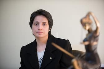 Iranian lawyer Nasrin Sotoudeh is seen in Tehran on November 1, 2008. Sotoudeh was sentenced to 11 years in prison for defending opposition members after the disputed re-election of President Mahmoud Ahmadinejad in 2009. A dozen lawyers defending human rights cases and opposition members are currently imprisoned in Iran, according to Amnesty International, which describes them as prisoners of conscience. AFP PHOTO/ARASH ASHOURINIA  === IRAN OUT ===        (Photo credit should read Arash Ashourinia/AFP via Getty Images)