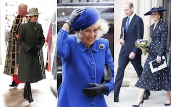 Camilla e i principi del Galles William e Kate
