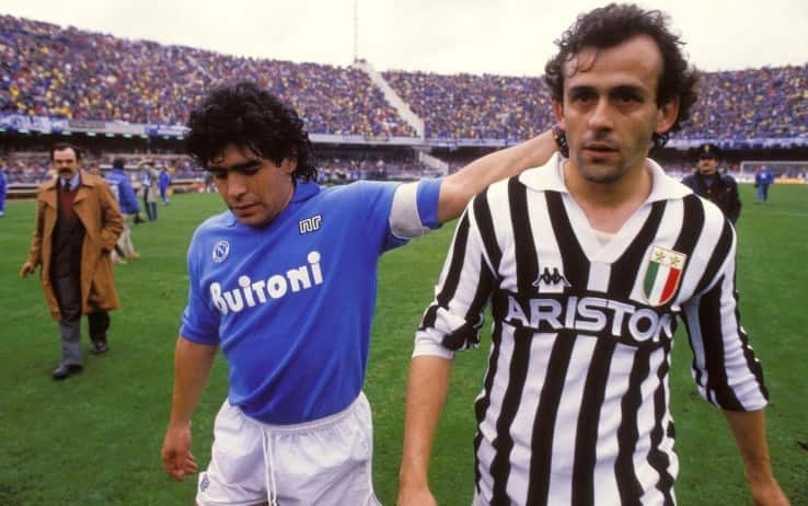 Maradona e Platini