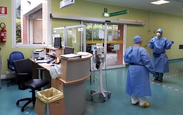 The ER ward at the hospital at Codogno, the Lombardy town hit first by the coronavirus emergency in February, reopened on Thursday and immediately reported a suspected new case of COVID-19, Codogno, Italy, 4 June 2020. The ER was closed down on the night of February 20-21 when Italy's first coronavirus patient, a man named Mattia, was detected. Ansa/Francesca Brunati