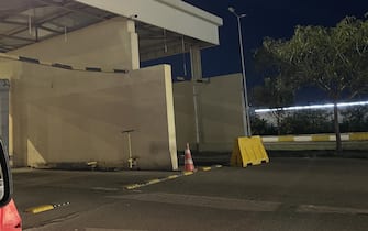 le strade deserte intorno al Baghdad National Airport