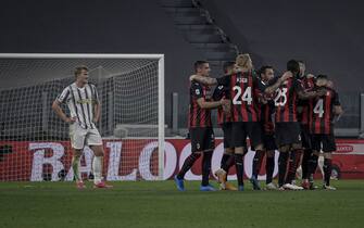 Torino. Partita di Lega serie A Tim 2020/2021. Juventus Vs Milan. Allianz Stadium