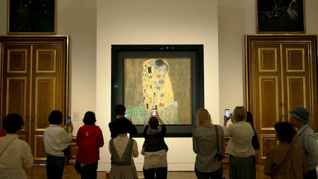 EOS Klimt & the Kiss, The Kiss, Belvedere Museum
