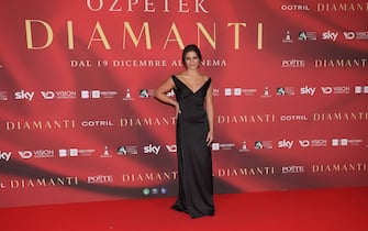 Roma , Cinema The Space Moderno Premiere del Film " Diamanti " , Nella foto: Aurora Giovinazzo