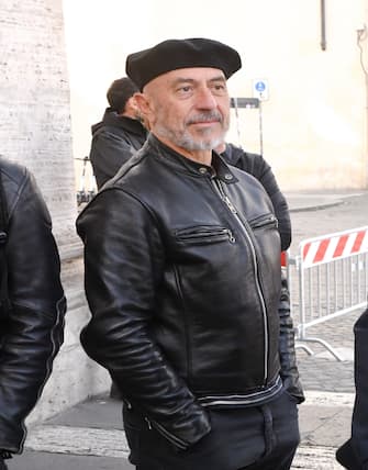 Roma, Funerali di Antonello Fassari. Nelle foto Roberto Ciufoli