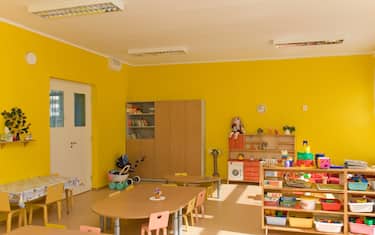 Empty Estonian Elementary Grade School